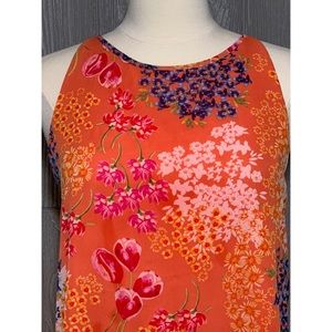 Cynthia Rowley Tops - Cynthia Rowley Orange Floral Print Top Blouse S Cynthia Rowley Tops - Cynthia Rowley Orange Floral Print Top Blouse S
